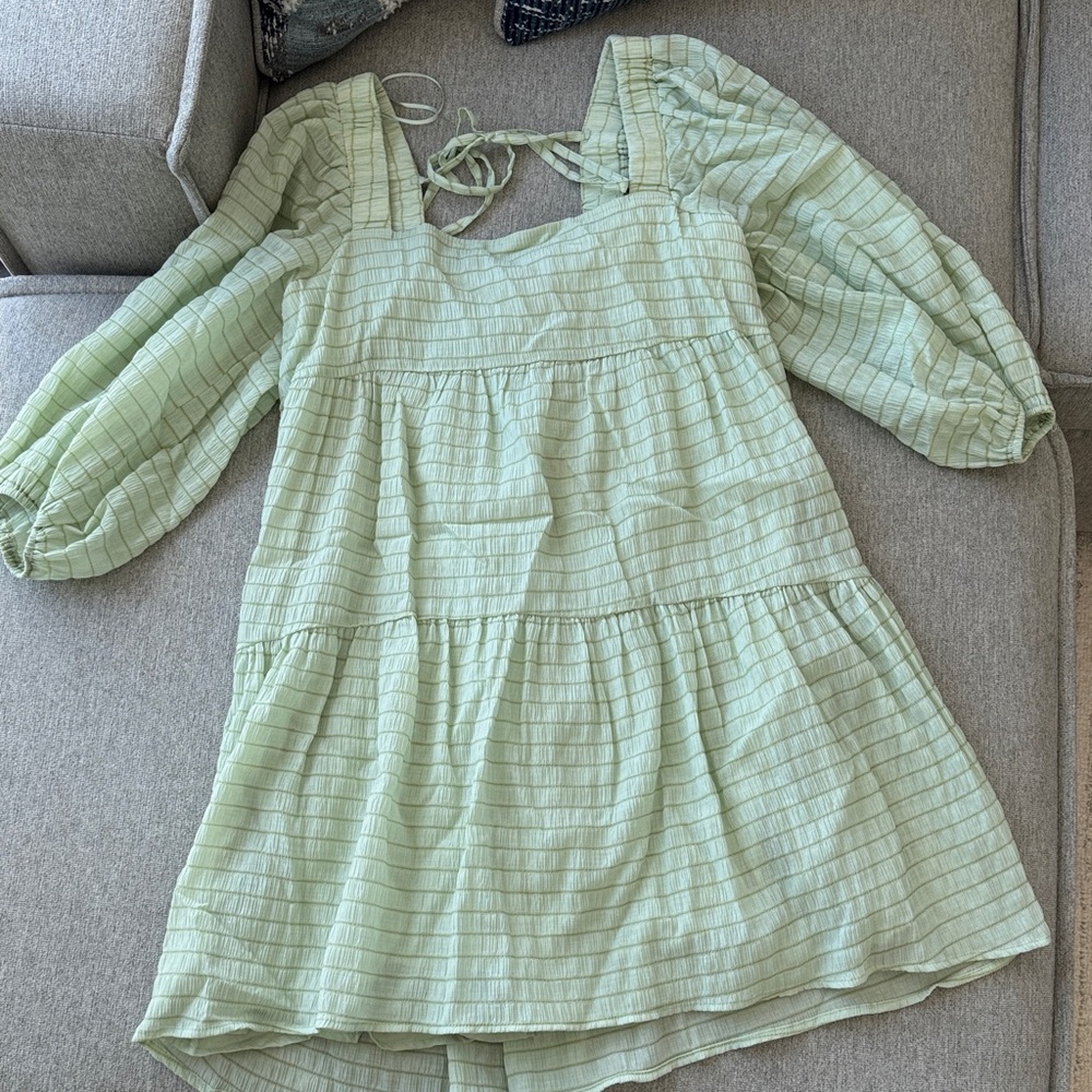 Lush Light Green  Casual Dress